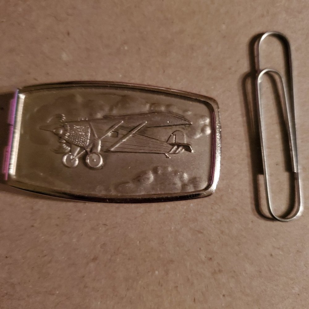 Vintage Anson Patented Airplane Tie Slide
